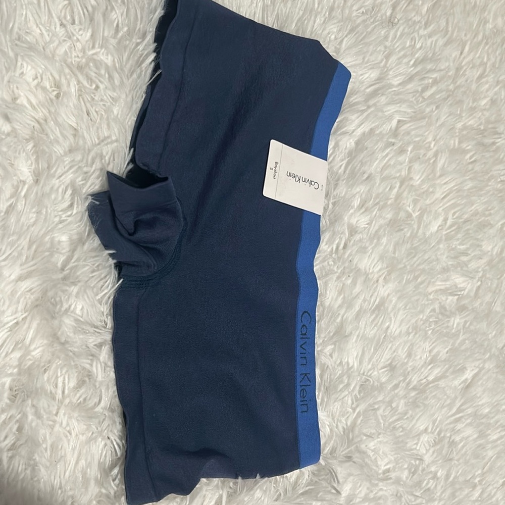Calvin Klein boy short blue Small
